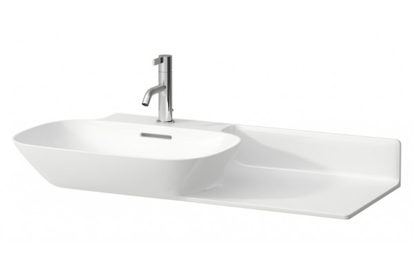 Раковина Laufen Ino 8133020001041 90 см, полочка справа, цвет белый, с переливом