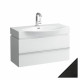 Тумба для комплекта Laufen Palace 4.0125.2.075.548.1 антрацитовый дуб подвесная, с ящиками