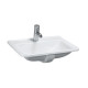 Laufen Pro S Раковина 56х44х20 смп встраиваемая сверху с 1 отв. под смесительбез  перелива цвет: белый 8.1396.1.000.104.1