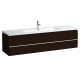 LAUFEN Living Square Тумба под раковину 816438  1791 x 425 x 476 мм 1 выдвижной ящик 2 дверцы мультиколор (продаем с раков 8.1643.8.000.104.1) 4.0136.1.075.999.1 - цвет 37 темно-коричневый