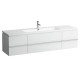 LAUFEN Living Square Тумба под раковину 816438  1791 x 425 x 476 мм 1 выдвижной ящик 2 дверцы мультиколор (продаем с раков 8.1643.8.000.104.1) 4.0136.1.075.999.1 - цвет 37 темно-коричневый