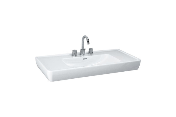LAUFEN PRO A Раковина накладная/подвесная 1050x480x115 мм. с 1 отверстием для смесителя по центру цвет белый 8.1395.8.000.104.1
