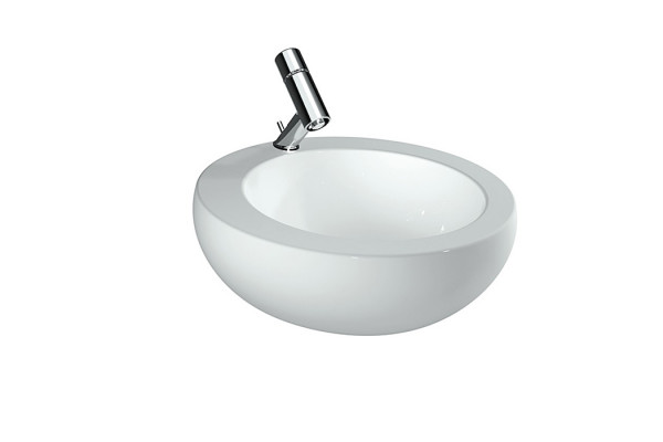 Laufen Alessi One Раковина-чаша 520х520х175мм с 1 отв. под смеситель с покр. LLC цвет: белый 8.1897.1.400.104.1