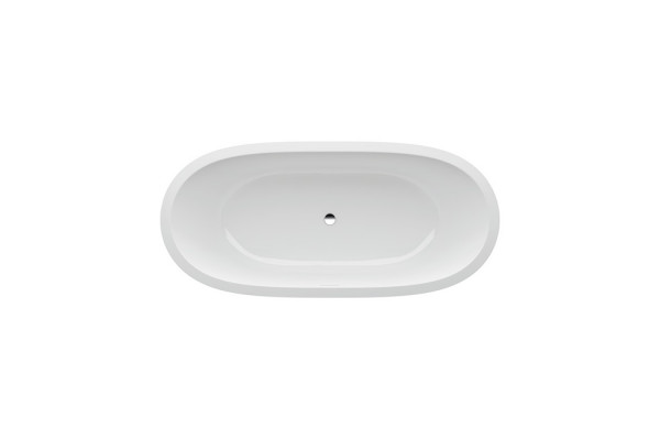Laufen Alessi One Ванна 1780x820x460мм  встраиваемая овальная  (с комплектом опор) материал: композит цвет: белый 2.4597.1.000.000.1