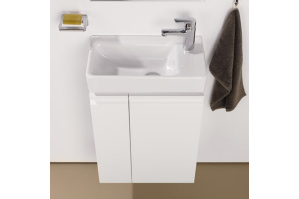 Laufen Base База для мини раковины 815954 470x265x530 мм 1 дверца петли справа органайзер для ящика цвет белый глянцевый 4.0210.2.110.261.1