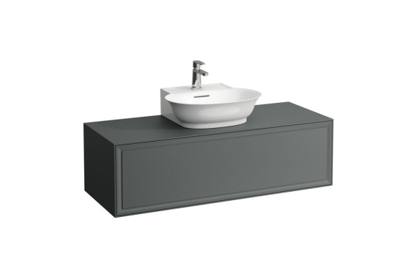 Laufen New Classic База под раковину подвесная  1180х450х350 мм 1 ящик цвет серый (для раковины 816852) 4.0602.3.085.627.1