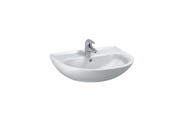 Laufen Pro  Раковина 55х44х16 смподвесная с 1 отв. под смеситель по центу c переливом цвет: белый 8.1095.1.000.104.1