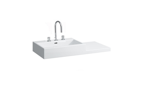 Laufen Living City Раковина 1000х460х140мм с 3 отв. под смеситель цвет: белый 8.1843.2.000.108.1