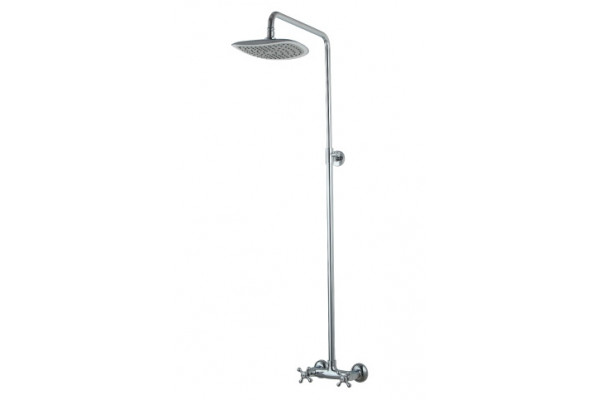 Душевая стойка Lemark Standard для душа хром, штанга 146.5 см, 1 режим