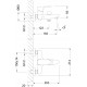 Смеситель Lemark Nero LM0214C для ванны с душем, однорычажный, хром