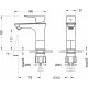 Смеситель Lemark Nero LM0206C для раковины однорычажный, хром