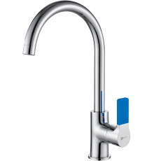 Смеситель Lemark Aura LM0605C для кухонной мойки однорычажный, хром