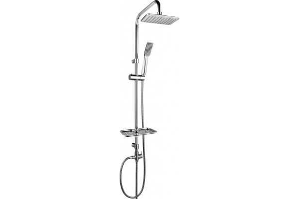 Душевая стойка Lemark LM8804C хром, штанга 102.4 см, шланг 150 см