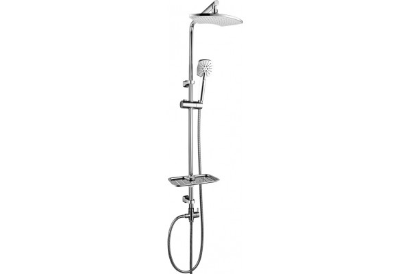 Душевая стойка Lemark LM8805C хром, штанга 102.4 см, шланг 150 см