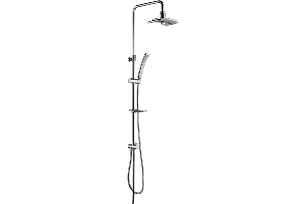 Душевая стойка Lemark LM8806C хром, штанга 118.2 см, шланг 150 см