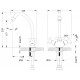 Смеситель Lemark Flora LM0104C для кухонной мойки двухвентильный, хром
