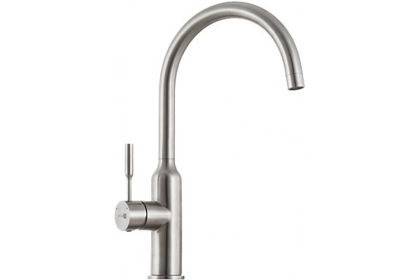 Смеситель Lemark Expert LM5079S для кухонной мойки однорычажный, сталь