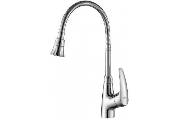 Смеситель Lemark Linara LM0413C для кухонной мойки однорычажный, хром