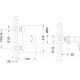 Смеситель Lemark Linara LM0403C для душа однорычажный, хром