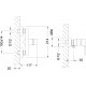 Смеситель Lemark Aura LM0603C для душа однорычажный, хром