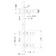 Смеситель Lemark Flora LM0103C для душа двухвентильный, хром