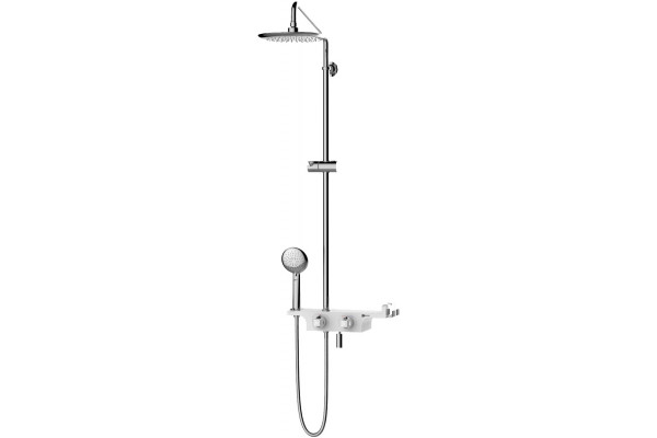 Душевая стойка Lemark Tropic LM7008C хром, штанга 200 см, шланг 200 см