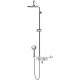 Душевая стойка Lemark Tropic LM7008C хром, штанга 200 см, шланг 200 см