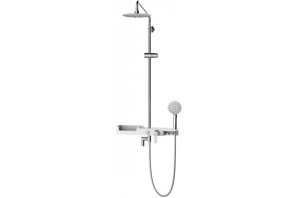 Душевая стойка Lemark Tropic LM7007C хром, штанга 200.8 см, шланг 200 см