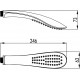 Душевая лейка Lemark LM8006C хром, 1 режим