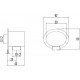 Шланговое подключение Lemark LM8026C хром,  в современном стиле
