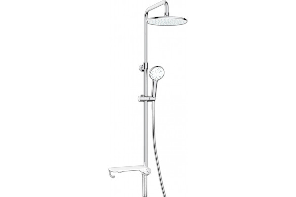 Душевая стойка Lemark LM8810C хром, штанга 110 см, шланг 150 см