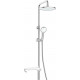 Душевая стойка Lemark LM8810C хром, штанга 110 см, шланг 150 см