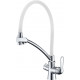 Смеситель Lemark Comfort LM3070C-White для кухонной мойки однорычажный, высота излива 21 см