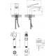 Смеситель Lemark Allegro LM5916CW с гигиеническим душем, с д/к, однорычажный, высота излива 8.35 см