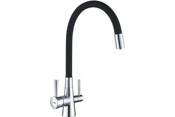 Смеситель Lemark Comfort LM3075C для кухонной мойки однорычажный, высота излива 22.8 см