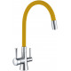 Смеситель Lemark Comfort LM3075C-Yellow для кухонной мойки однорычажный, высота излива 22.8 см