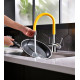 Смеситель Lemark Comfort LM3075C-Yellow для кухонной мойки однорычажный, высота излива 22.8 см