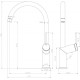 Смеситель Lemark Minima LM3805C для кухонной мойки однорычажный, хром