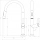 Смеситель Lemark Minima LM3850C для кухонной мойки однорычажный, хром