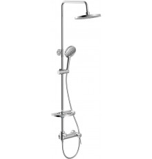 Душевая стойка Lemark Minima LM3860C хром, штанга 170 см, шланг 150 см