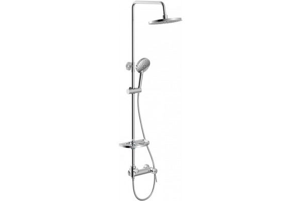 Душевая стойка Lemark Minima LM3860C хром, штанга 170 см, шланг 150 см