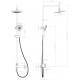 Душевая стойка Lemark Minima LM3860C хром, штанга 170 см, шланг 150 см