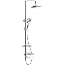 Душевая стойка Lemark Minima LM3862C хром, штанга 170 см, шланг 150 см