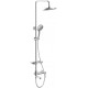 Душевая стойка Lemark Minima LM3862C хром, штанга 170 см, шланг 150 см