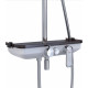 Душевая стойка Lemark Tropic LM7012C хром штанга 196.25 см, шланг двойная оплетка, металлический 150 см