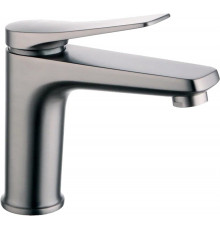 Смеситель Lemark Bronx LM3706GM для раковины, графит, однорычажный, сталь