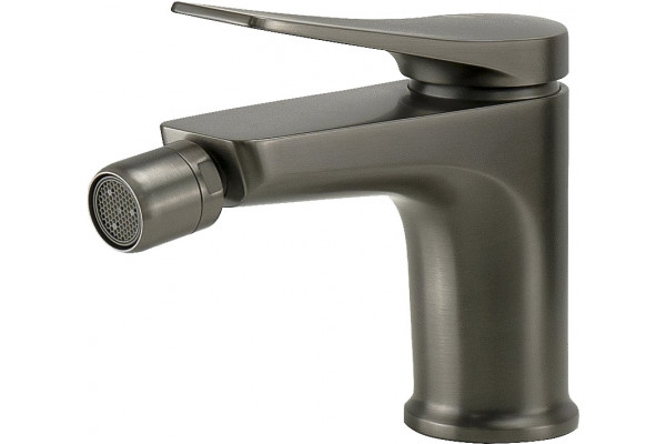 Смеситель Lemark Bronx LM3708GM для биде, графит, однорычажный, сталь