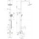Душевая стойка Lemark Linara LM0462C хром, штанга 164 см, шланг металлический 150 см