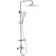 Душевая стойка Lemark Evitta LM0562C хром, штанга 169 см, шланг металлический 150 см