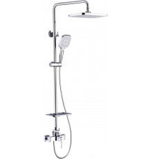 Душевая стойка Lemark Evitta LM0560C хром, штанга 169 см, шланг металлический 150 см